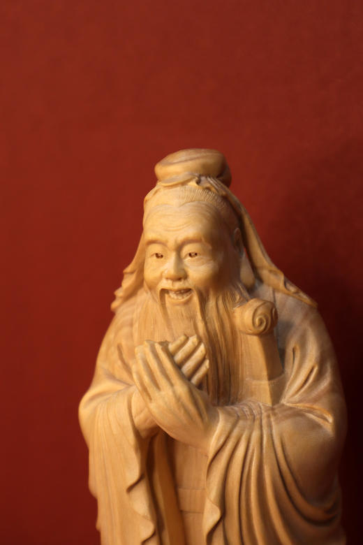 孔子°黄杨木摆件 商品图2