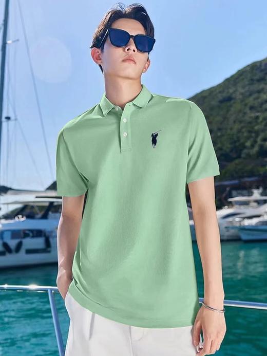 【专属】2024年款WHPOLOSPORTS 大马标新品  冰感运动情侣款  商务休闲POLO衫 舒适有型 商品图5