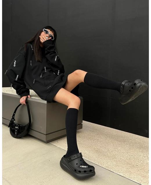 卡洛驰crocs云朵系列女款增高洞洞鞋 商品图2