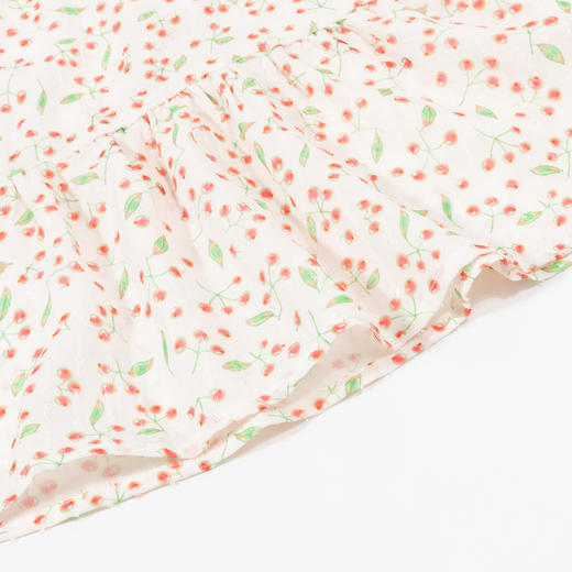 迪士尼【国潮&旗袍风】女童旗袍裙连衣裙夏季款轻薄透气满印格纹淑女裙232DQ0234 商品图7