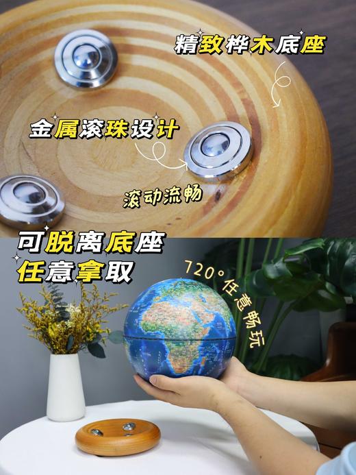 小朋友的益智好物地球仪！经典360°旋转 儿童学生用 多种大小可选 3d立体浮雕AR智能发光台灯 办公室家居摆件  大号初中生教学版！ 商品图13