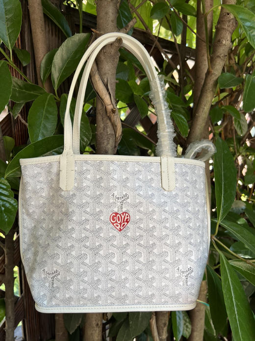 528-5 狗牙红心♥️双面mini购物袋 商品图0