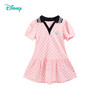 迪士尼【凉爽透气&翻领运动裙】女童连衣裙夏季儿童学院风清凉格纹裙子232DQ0253 商品缩略图3
