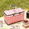 户外手提野餐篮大容量多层铝箔野餐袋露营收纳可折叠保温野餐包 商品缩略图7
