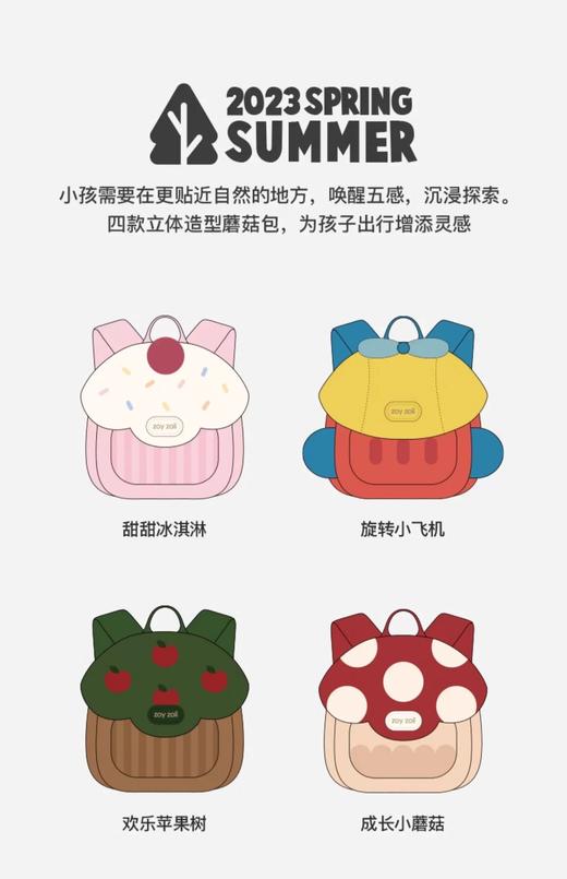 zoyzoi儿童书包🎒幼儿园女孩男孩宝宝双肩女童包包 外出小背包可爱包包  轻盈无压力宝宝背一天都不累！科学减重背负，小孩收纳轻松！ 商品图10