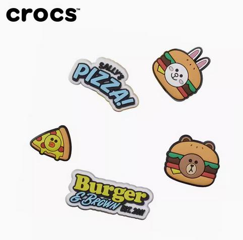 crocs 卡骆驰 智必星 饰品Line Friends五件套10012229 商品图0