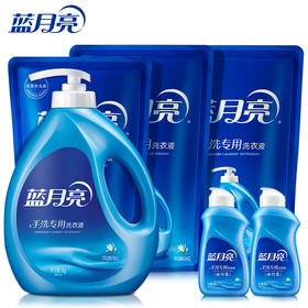 蓝月亮 洗衣组合：白兰手洗1kg+白兰手洗袋1kg×3+白兰手洗80g×2