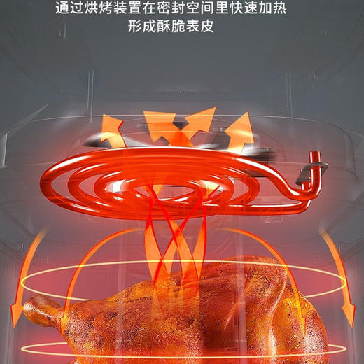 志高（Chigo）空气炸锅家用5L全自动智能多功能无油烹饪炸锅 商品图2
