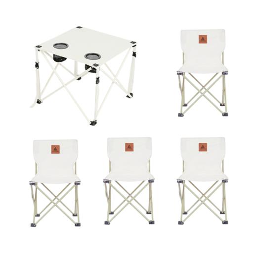 错山户外钢管折叠一桌四椅套装 MS813 商品图3