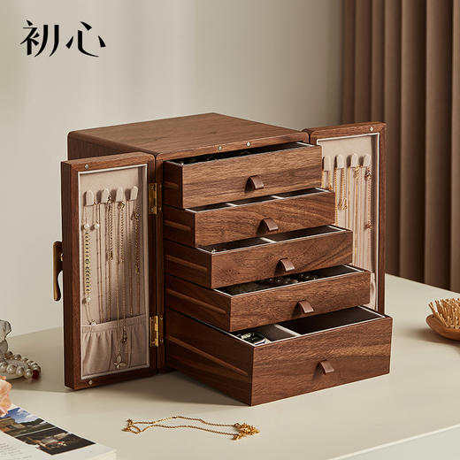 初心| 复古双开门首饰柜 商品图0
