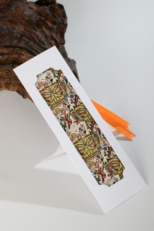 古蜀锦三星堆金面书签 商品图2