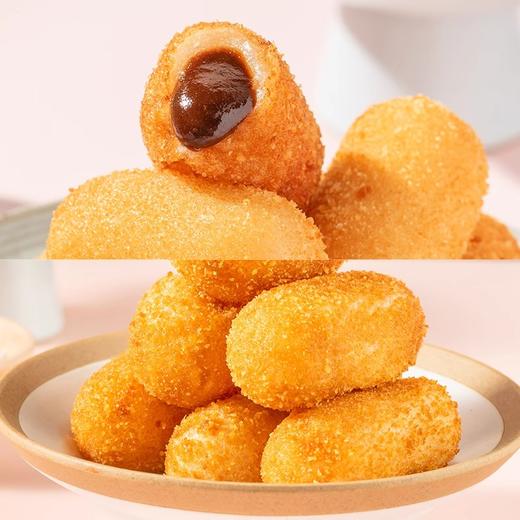 【99-50 199-100】丹雪爆浆糍粑300克*4袋油炸小食网红食品半成品流心糯米糍粑 商品图4
