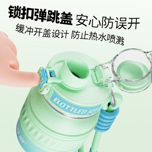 【渐变保温畅吨吨】渐变畅吨吨保温杯便携防摔316不锈钢大容量可爱吸管杯 商品图4