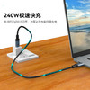 【假一罚十】绿L/三son同厂同款C TO C 240W USB4.0 40GBS速率8K60HZ无损带认证旗舰编织线材 商品缩略图1