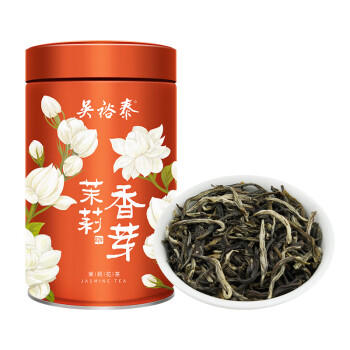 吴裕泰茉莉花茶叶 茉莉香芽浓香型特种160g七窨高芽回甘罐装 商品图6