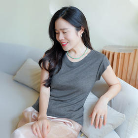 桑蚕丝+莱赛尔 三伏天必备T