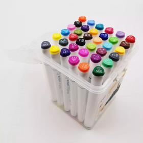 晨光马克笔APMV0902双头三角杆36色（酒清）