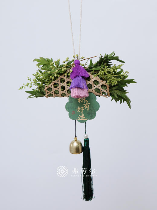 艾草车挂（竹篾款） 商品图0