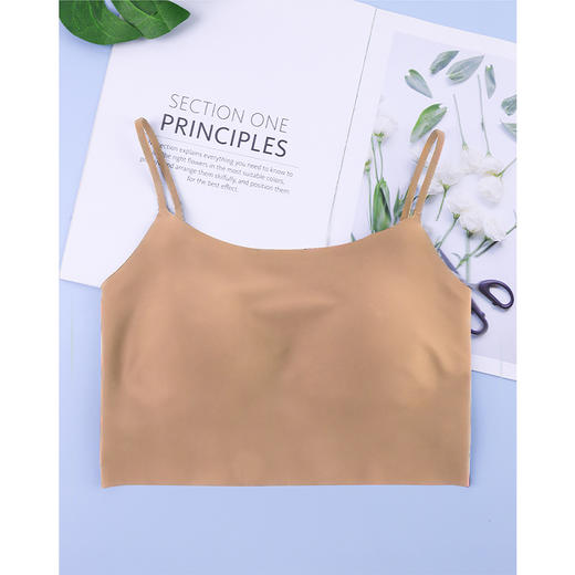 【活动商品，不退不换】冰凉裸感 轻薄无痕 莱卡吊带 免穿BRA 内搭外穿都好看~ 商品图4