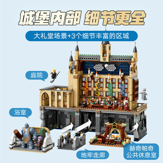 乐高LEGO 霍格沃茨™城堡：大礼堂LEGC76435 商品图5