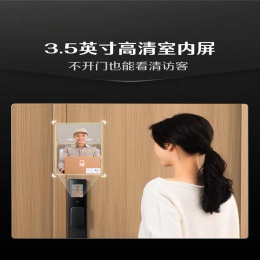 LR【 德施曼Q3FPro智能门锁3D人脸识别可视猫眼指纹锁家用电子锁】DSM 商品图2