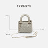 COCO ZONE 时尚高级感菱格手提可拆卸链条斜挎包CC2B1012 商品缩略图1