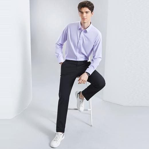 【含莱赛尔+桑蚕丝】柒牌男装休闲裤男春季新款商务通勤直筒长裤	126H71510 商品图3