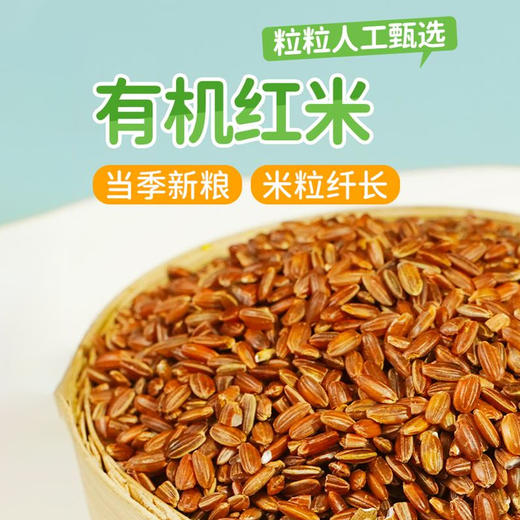 和粮农业 溢田有机糯米（简）500g+溢田有机红米（简）440g+溢田有机黑米（简）485g 商品图2