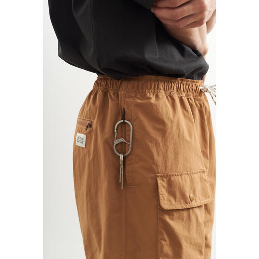 吃茶去chichaqu2024抽绳沙滩休闲短裤山系夏季户外宽松男女百搭 商品图2