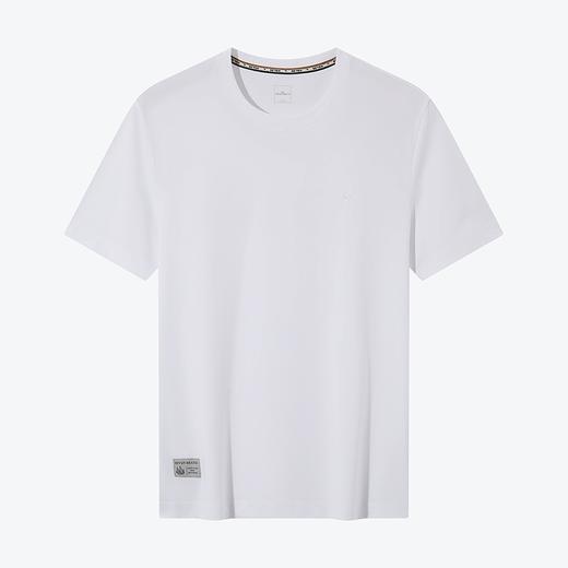 【凉感索罗纳】柒牌圆领短袖T恤男2024夏季新款时尚休闲体恤上衣	126T71710 商品图4