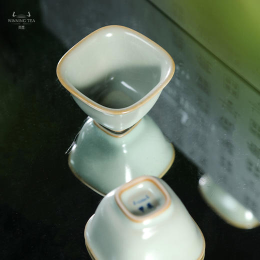 问鼎汝瓷鼎峰系列天青甲辰漱玉杯 商品图1