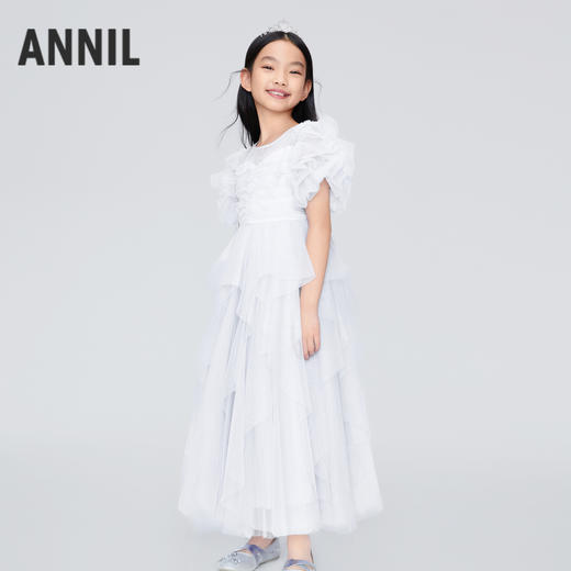 女童轻盈靓丽网纱公主裙裙子夏季新款安奈儿童装实体店同款AG423782 商品图1