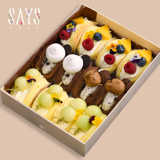 【预定】迷你缤纷戚风抱抱卷【12个装】 商品图1