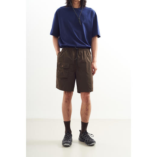 吃茶去chichaqu2024抽绳沙滩休闲短裤山系夏季户外宽松男女百搭 商品图4