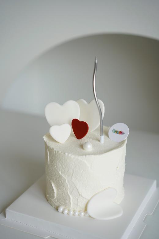 简约奶油蛋糕 | 鲜果原味奶油 - 爱心满溢 商品图1