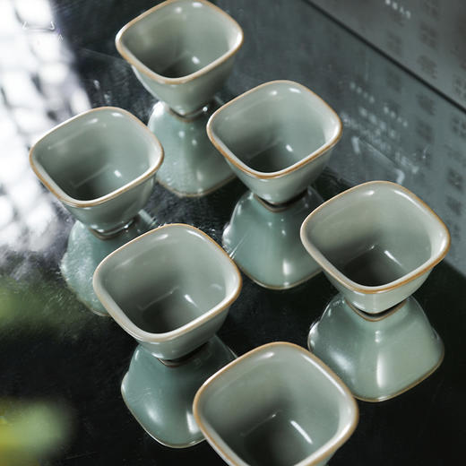 问鼎汝瓷鼎峰系列天青甲辰漱玉杯 商品图2