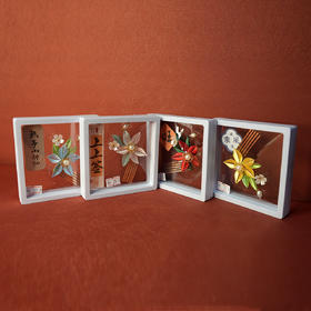 单朵古风缠花发梳（款式随机）