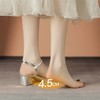 ZHR洋气超软水钻凉鞋女2024新款夏季一脚蹬粗跟两穿高跟鞋女外穿 商品缩略图5
