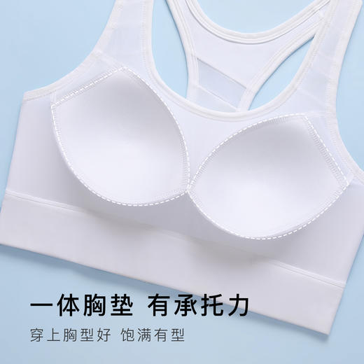 聚拢缓震工字美背运动背心女夏季跑步健身瑜伽防下垂内衣女工字美背运动文胸 商品图5