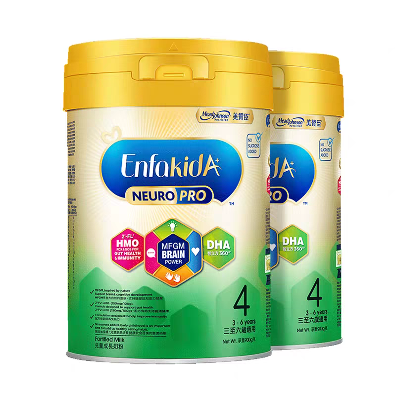 美赞臣NEURO PRO儿童成长奶粉900g 4段