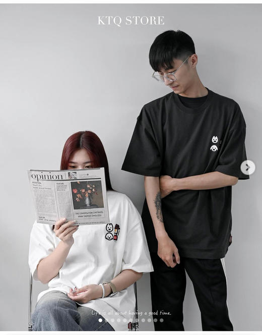 co1eman联名款拥抱狗狗 圆领短袖体恤  TX294 商品图2