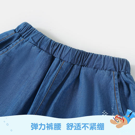 【110-140】【精典泰迪】男童夏款七分裤牛仔裤儿童中腿裤 商品图6