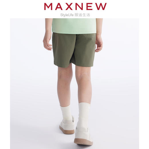 【短裤】童装舒适弹力吸湿速干前片贴袋短裤 1N2344201 商品图2