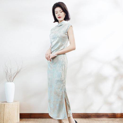 新中式改良气质少女，温柔风日常小个子年轻款旗袍KK-0903 商品图2