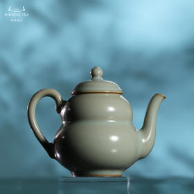 问鼎汝瓷天青癸卯福禄壶（缺货）