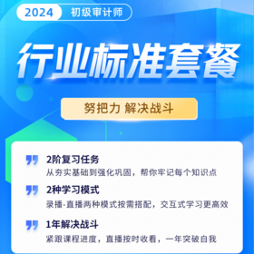 2025年初级审计师-行业标准套餐