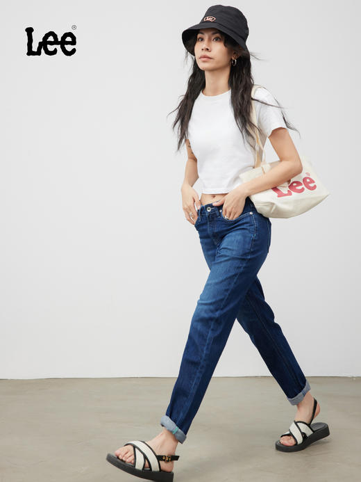 Lee商场同款春夏精玉透凉413女牛仔裤LWB1004136US00FA03654 商品图4
