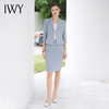 IWY/七分袖职业裙装女蓝色西装套裙气质优雅美容师商务工作服CS1996 商品缩略图3