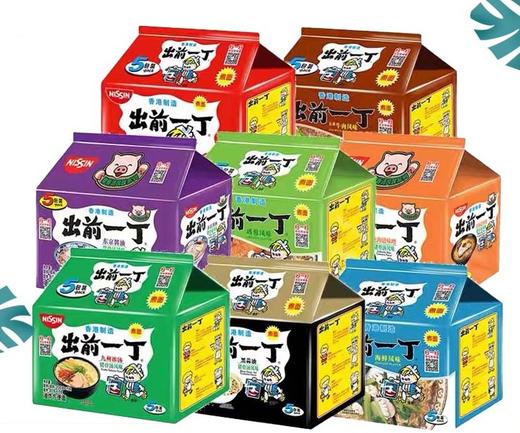 出前一丁五连包黑蒜油猪骨汤风味100g*5包/袋 商品图0