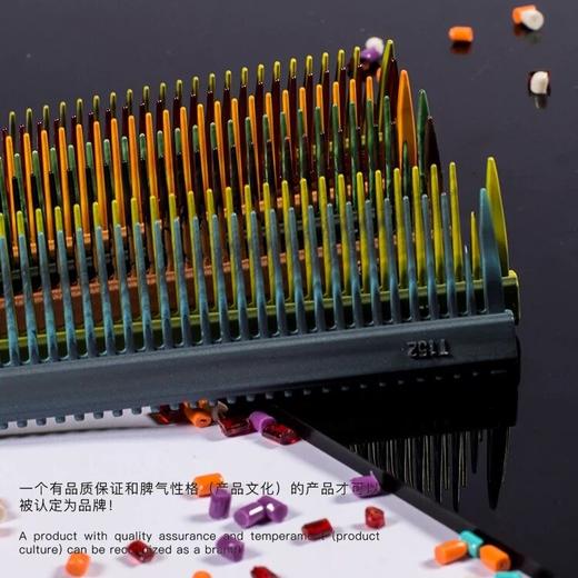 树牌梳子 TREE专业剪发梳子标准版短发梳系列T52常规色脏彩 商品图2